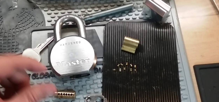 Rekey Master Lock in Garnet